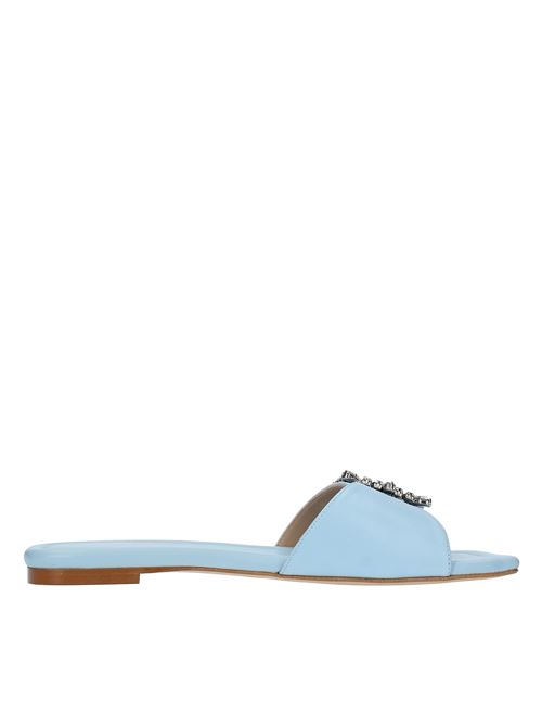 Mules in pelle STUART WEITZMAN | SHINEBUCKLESLIDESANCELESTE
